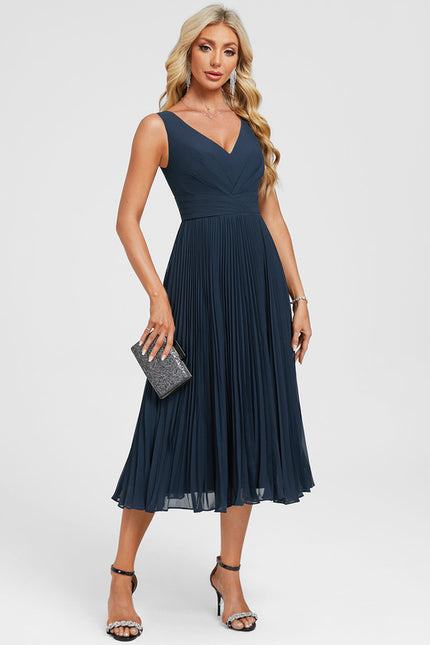 Robe Midi Fluide Grisâtre - gallery 3