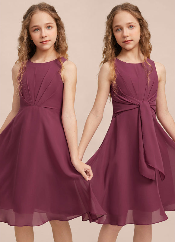 Robe Midi Évasée Marine - gallery 1