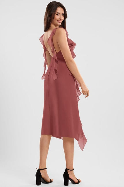 Robe Midi Vert Sauge - gallery 1