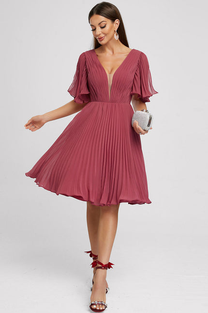Robe Midi Ondée Élégante - gallery 4