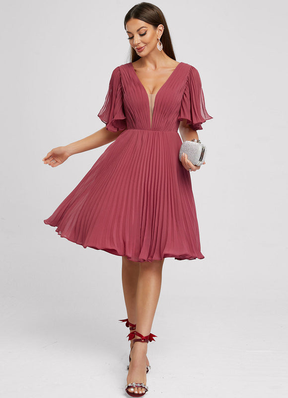 Robe Midi Ondée Élégante - gallery 4