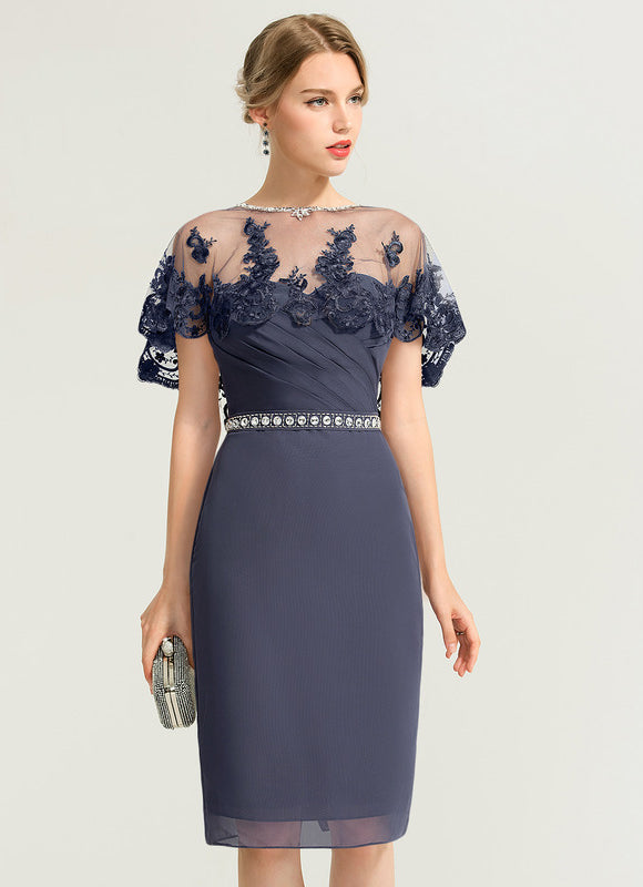 Robe Midi Nuit Marine Chic