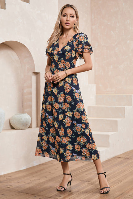 Robe Midi Florale Légère