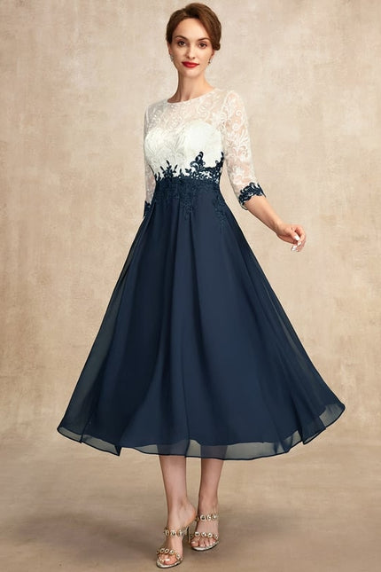 Robe Midi Élégance Azurante - gallery 4