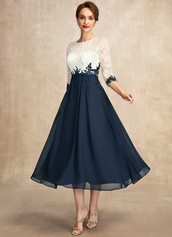 Robe Midi Élégance Azurante - gallery 4
