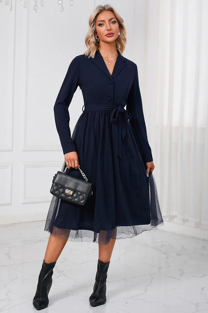 Robe Midi Élégante Tulle - gallery 5