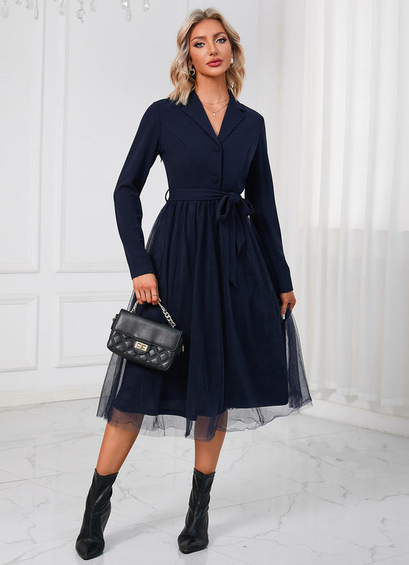 Robe Midi Élégante Tulle - gallery 5