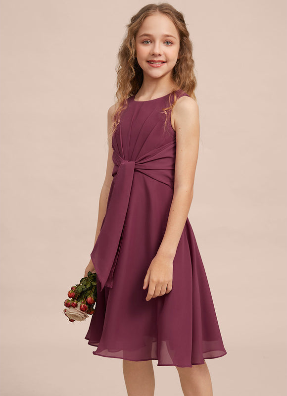 Robe Midi Évasée Marine - gallery 9