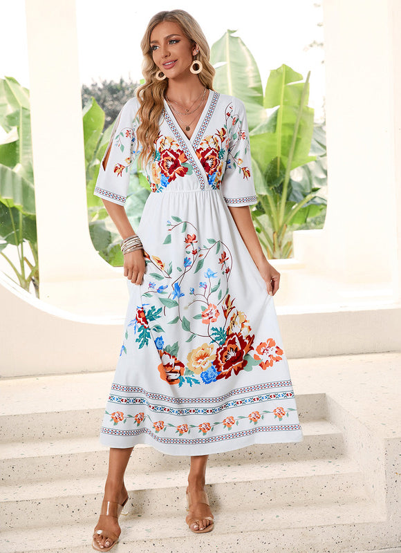 Robe Midi Chic En Polyester - gallery 5