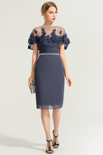 Robe Midi Nuit Marine Chic - gallery 5
