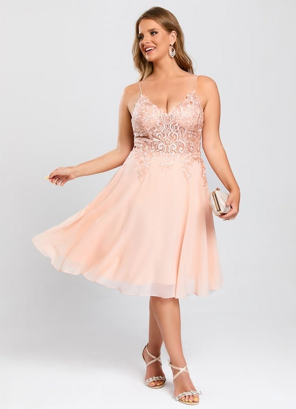 Robe Midi Aérienne Corail - gallery 5
