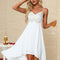 Robe Midi Éclatante Blanc