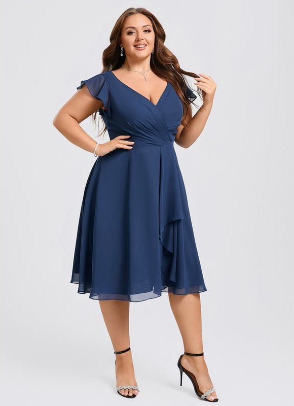 Robe Midi Trapèze Élégante - gallery 9