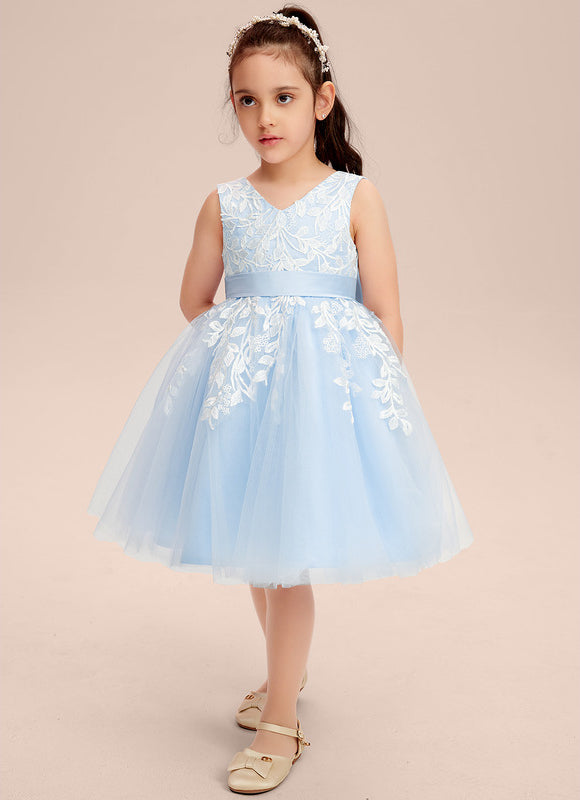 Robe Midi Tulle Bleu Pastel - gallery 9