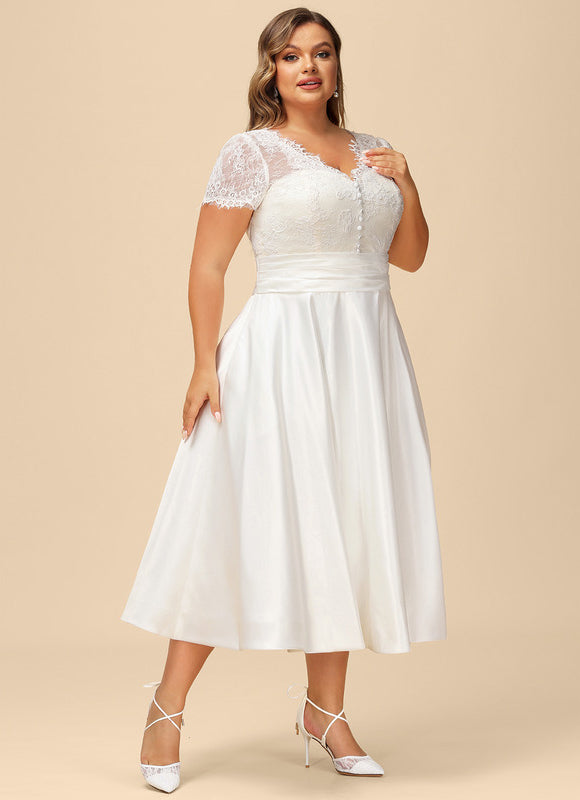 Robe Midi Éclat De Satin - gallery 7