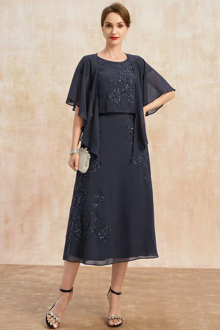 Robe Midi Manche 3 4