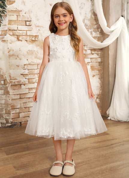 Robe Midi Nuptiale Enfant