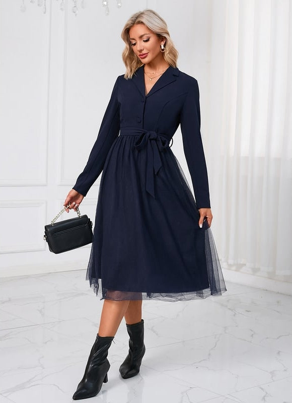 Robe Midi Élégante Tulle