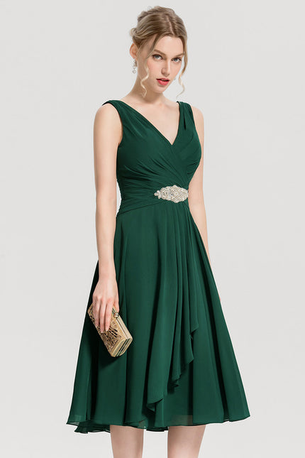 Robe Midi Émeraude Flottante - gallery 8