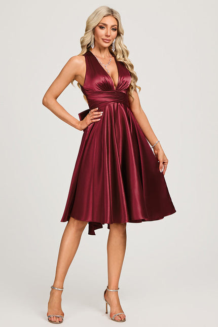 Robe Midi Élégance Satinée - gallery 3