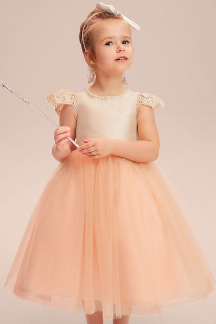 Robe Midi Pêche Élégante - gallery 7