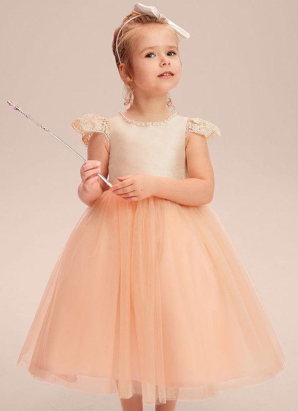 Robe Midi Pêche Élégante - gallery 7