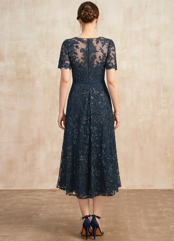 Robe Midi Dentelle Chic - gallery 3