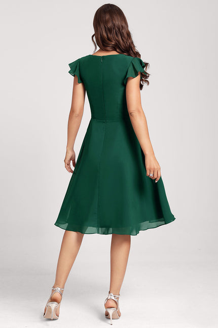 Robe Midi Aérienne Marine - gallery 3