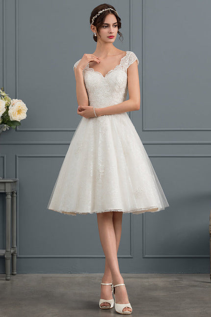 Robe Midi Tulle Écrue - gallery 3