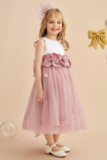 Robe Midi Fleur De Satin - gallery 6