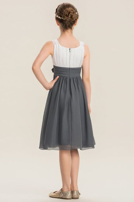 Robe Midi Chiffon Grise - gallery 3
