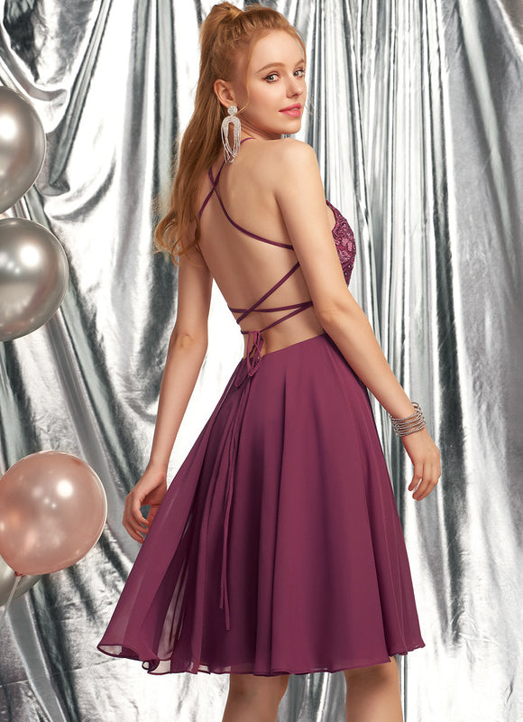 Robe Midi Cocktail Éclatante - gallery 2