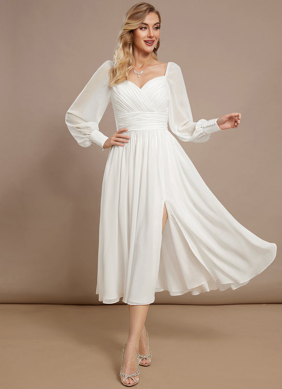 Robe Midi Éthérée Lumineuse - gallery 1