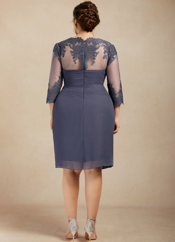 Robe Midi Satin Céleste - gallery 6