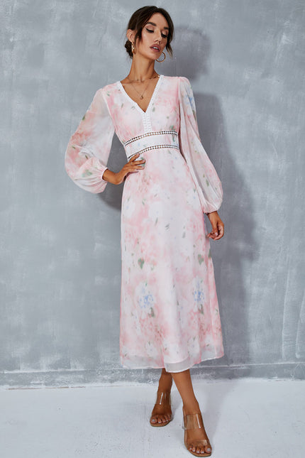 Robe Midi Florale Légère - gallery 4