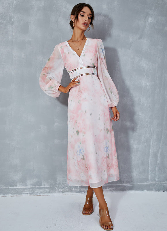 Robe Midi Florale Légère - gallery 4