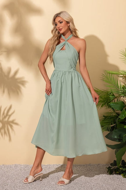 Robe Midi Bretelles Bershka