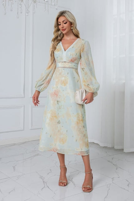 Robe Midi Florale Légère - gallery 8