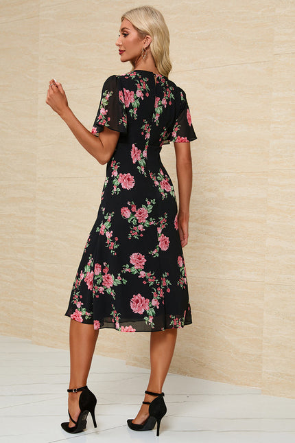 Robe Midi Florale Légère - gallery 6