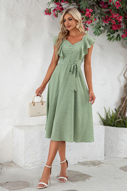 Robe Midi Fleurie Légère - gallery 4