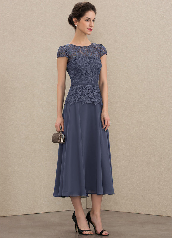 Robe Midi Élégance Azurante - gallery 3