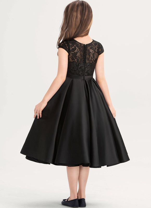 Robe Midi Élégance Sombre - gallery 3
