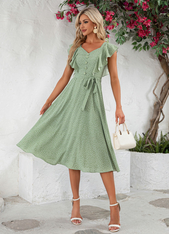Robe Midi Fleurie Légère