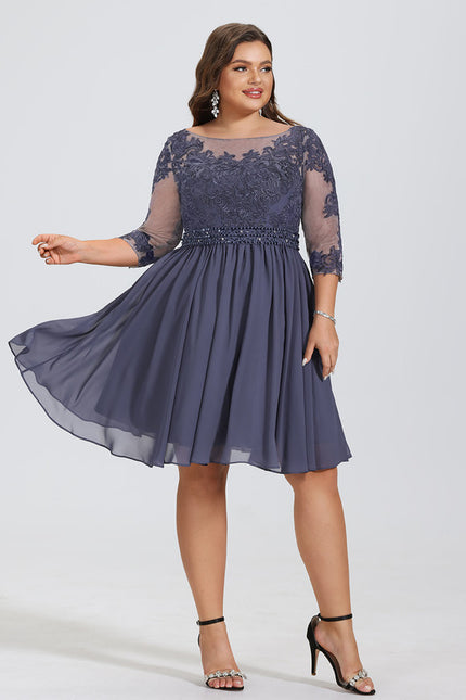 Robe Midi Chiffon Perlée - gallery 7