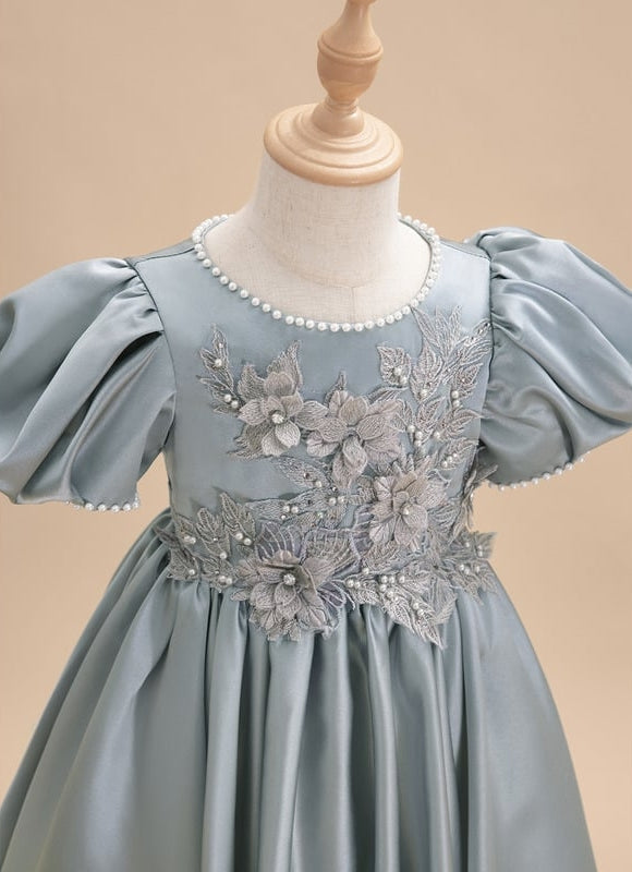 Robe Midi Satinée Enfant - gallery 5