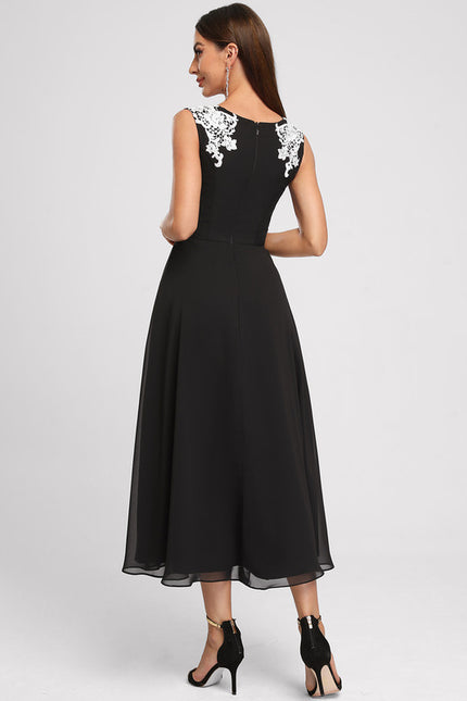 Robe Midi Noire Chic - gallery 1