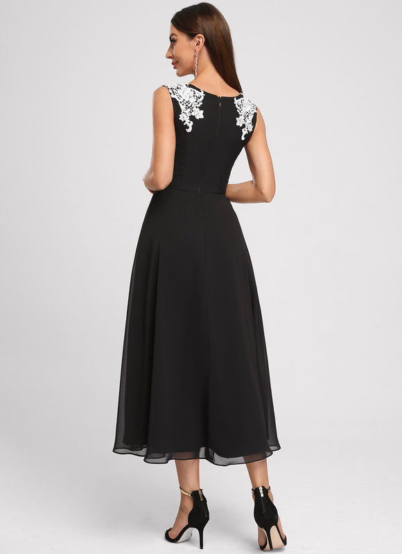 Robe Midi Noire Chic - gallery 1
