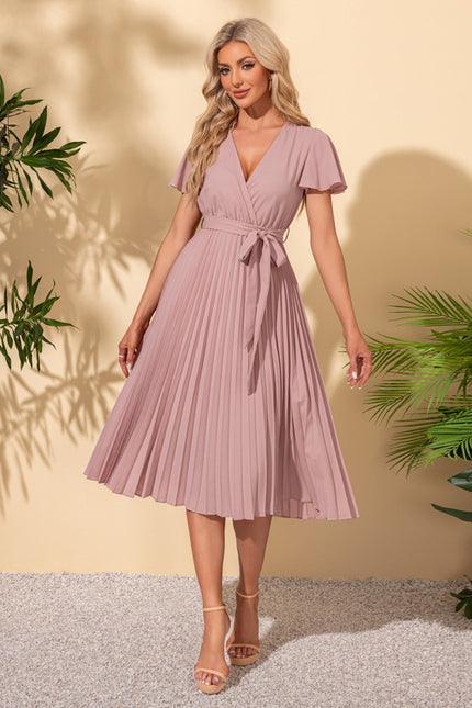 Robe Blanche Midi Chic