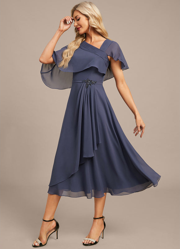 Robe Midi Élégance Ombrelle - gallery 3