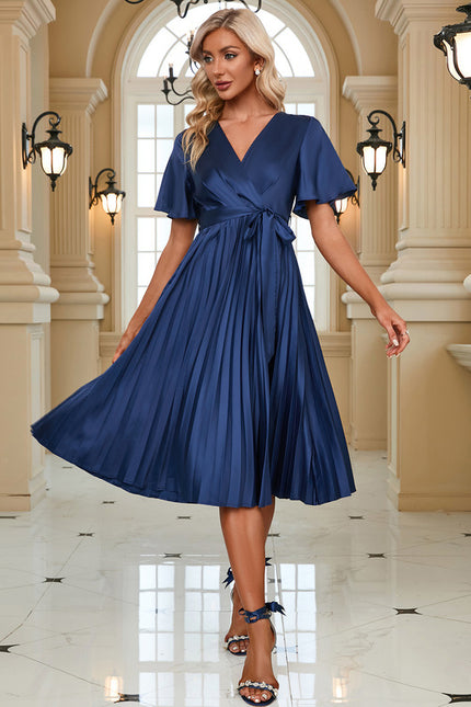 Robe Midi Noire Manche Longue - gallery 5